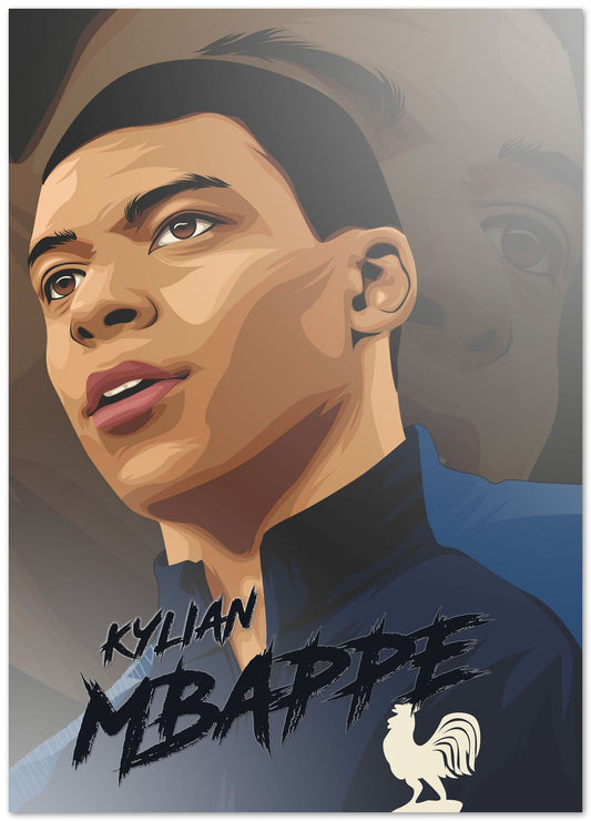 kylian mbappe portrait - @wwxy