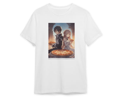 Kirito Asuna Eating Pizza - @JongKlebesGallery