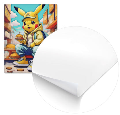 Pikachu & Burger - @JongKlebesGallery