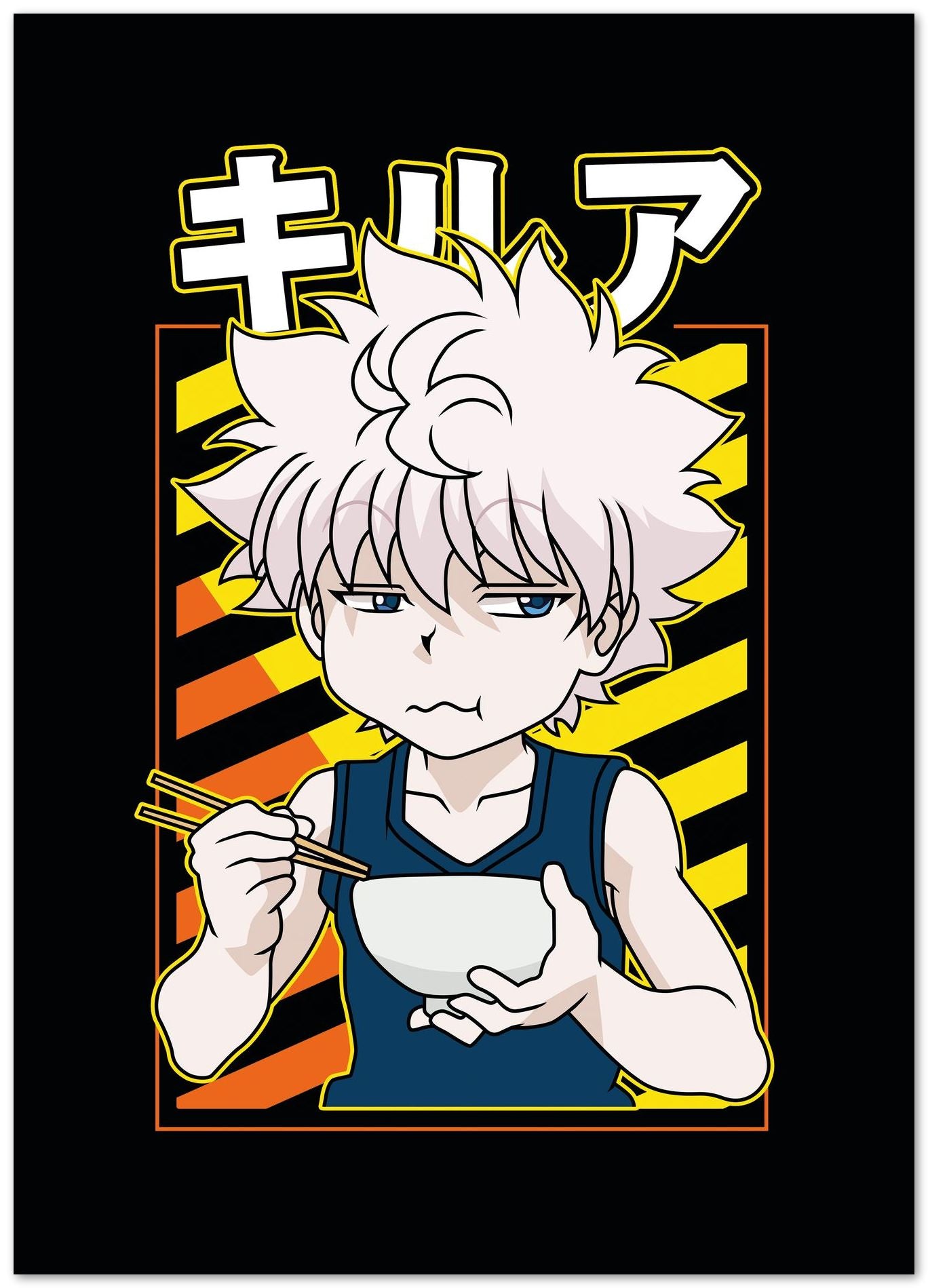 Bored Killua - @TokyoRetro