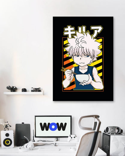 Bored Killua - @TokyoRetro