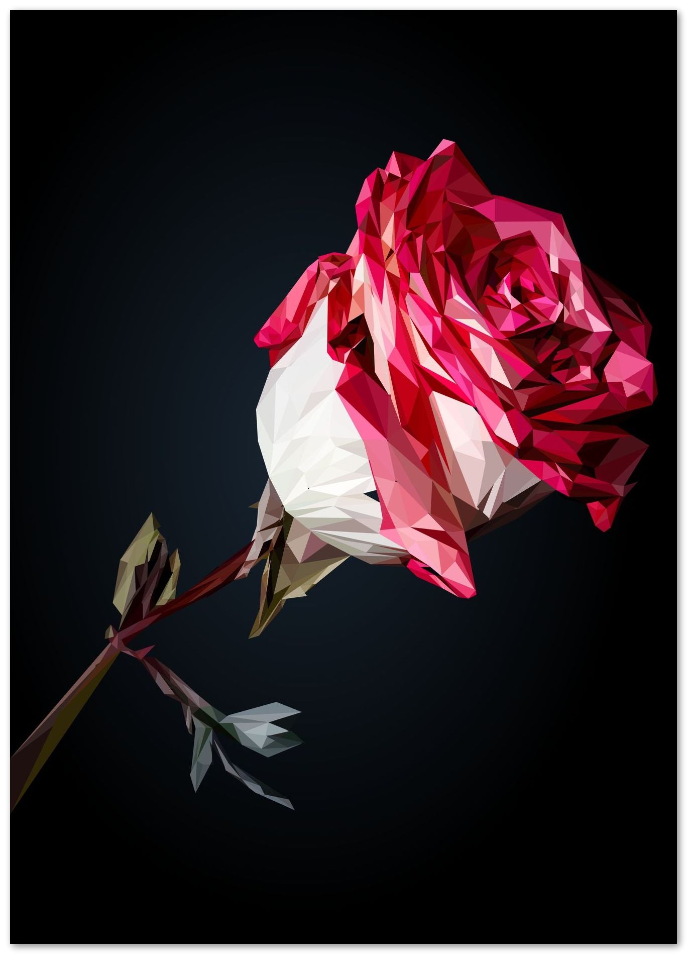 rose flower - @Artnesia