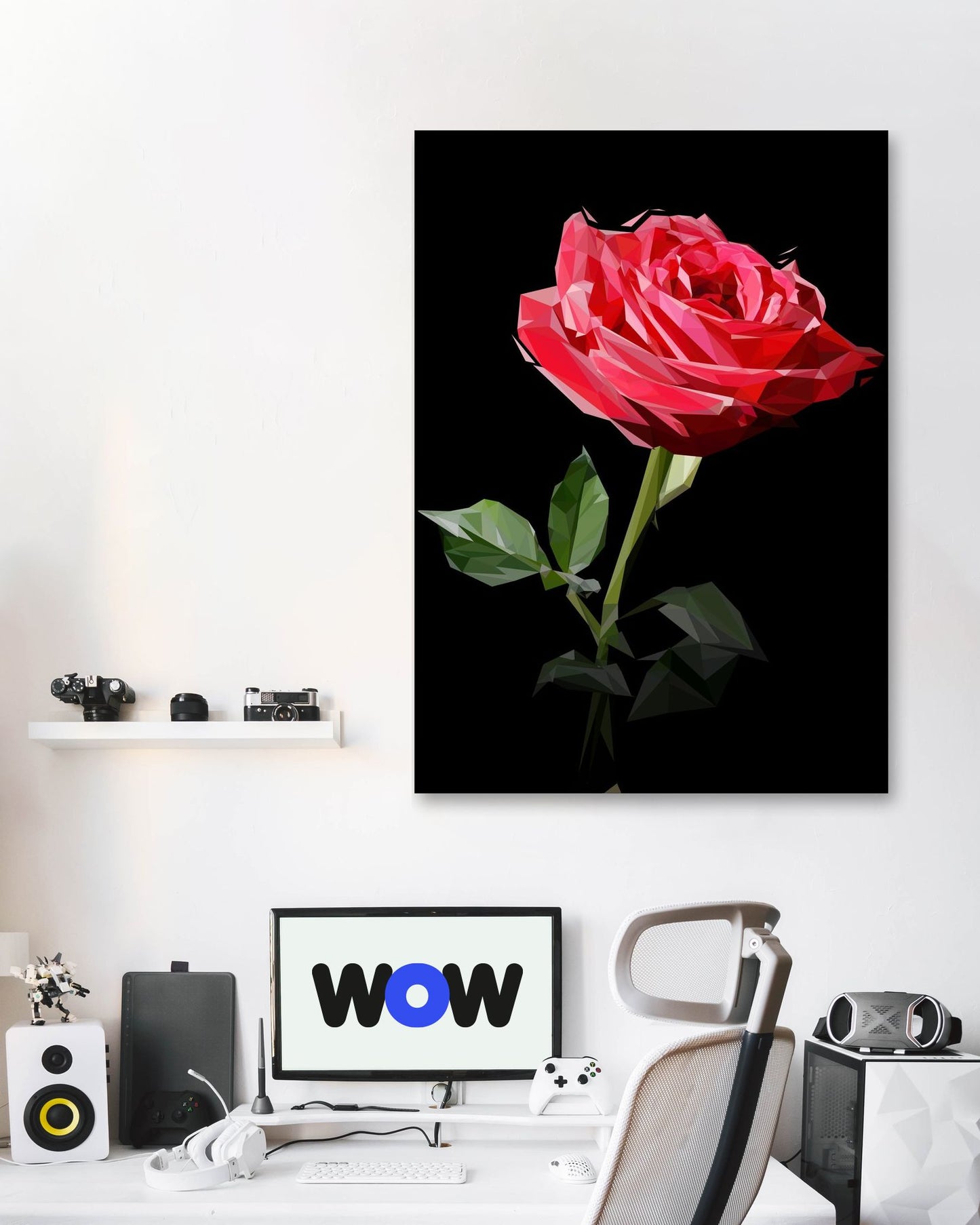 red roses flower - @Artnesia