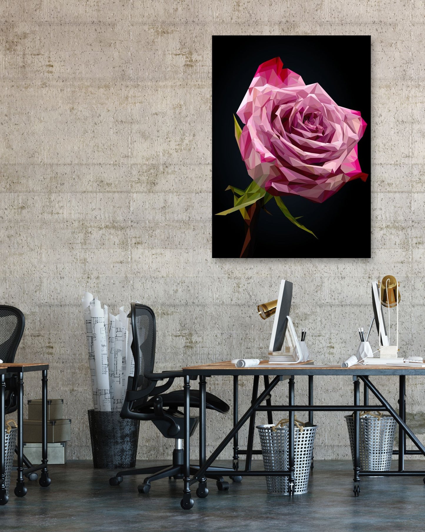 pink roses flowers - @Artnesia