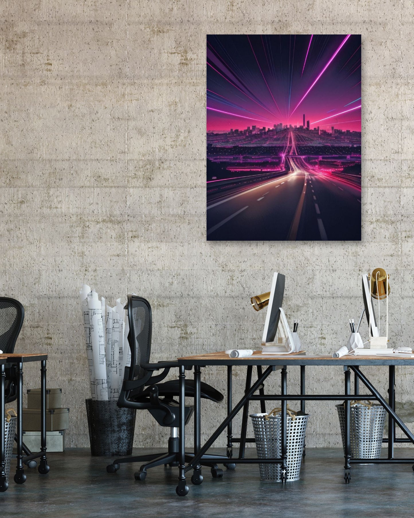 Futuristic Road - @JongKlebesGallery