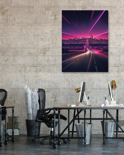 Futuristic Road - @JongKlebesGallery