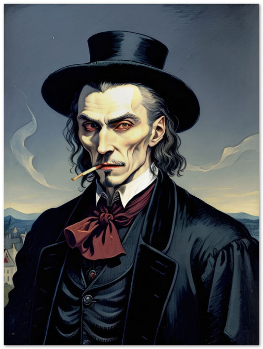 Vlad Dracula Smoking - @JongKlebesGallery