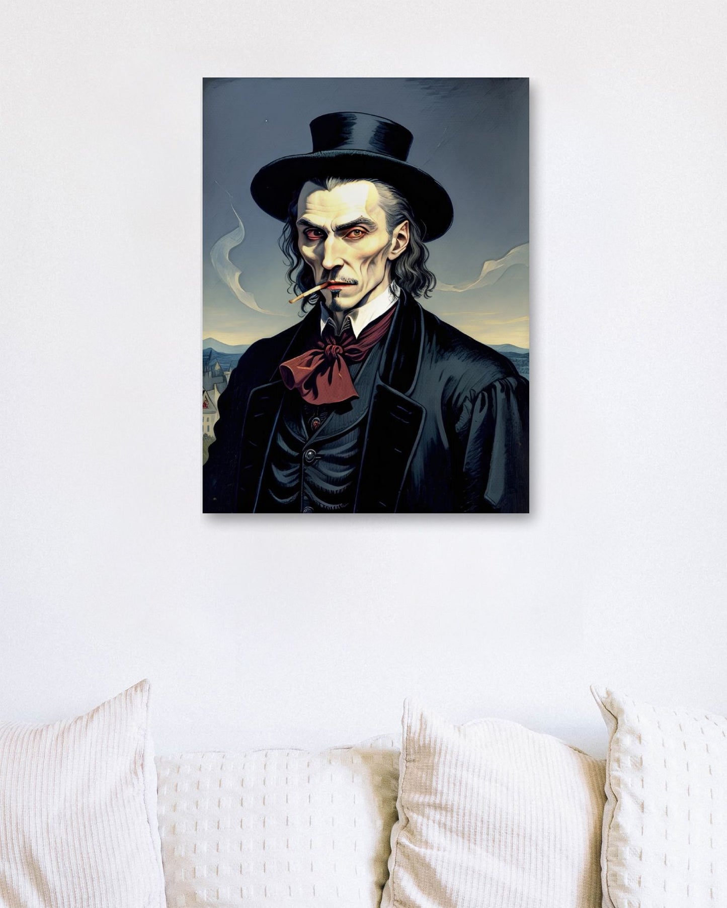 Vlad Dracula Smoking - @JongKlebesGallery