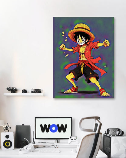 Monkey D. Luffy 2 - @JongKlebesGallery