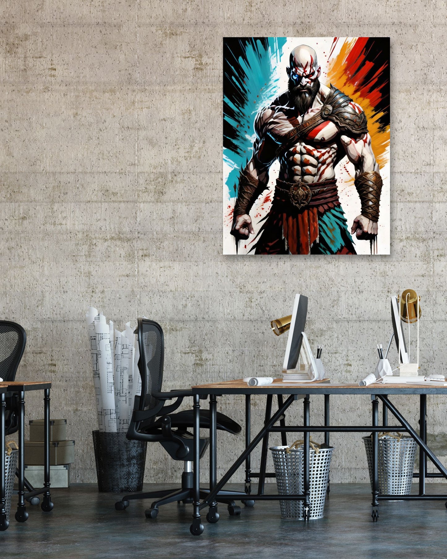 Kratos God of War - @JongKlebesGallery