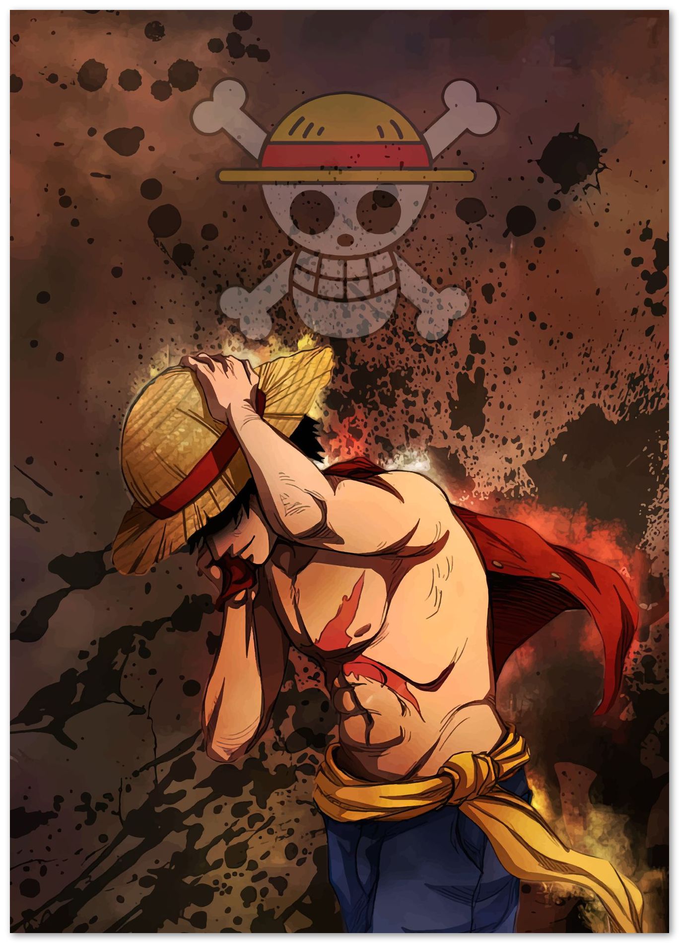 Monkey D luffy - @kahitnazirra7