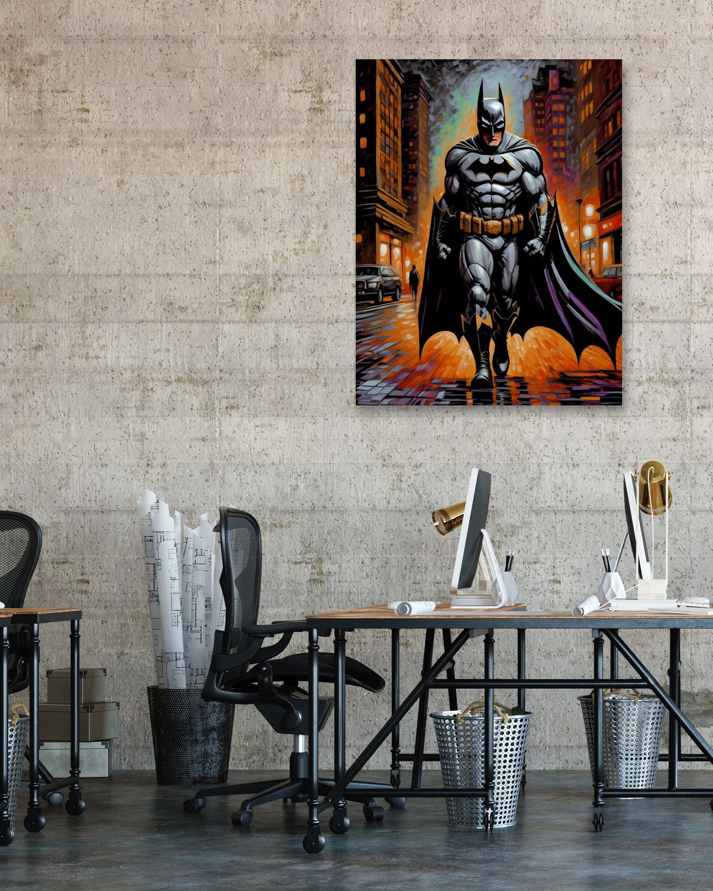 The Batman - Grey Gotham - @JongKlebesGallery