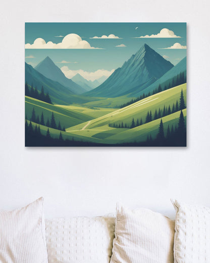 Beautiful Mountainside - @JongKlebesGallery