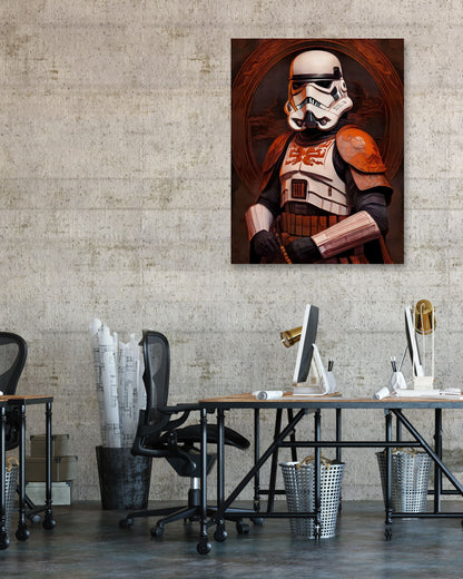 Stormtrooper Samurai Vintage - @JongKlebesGallery