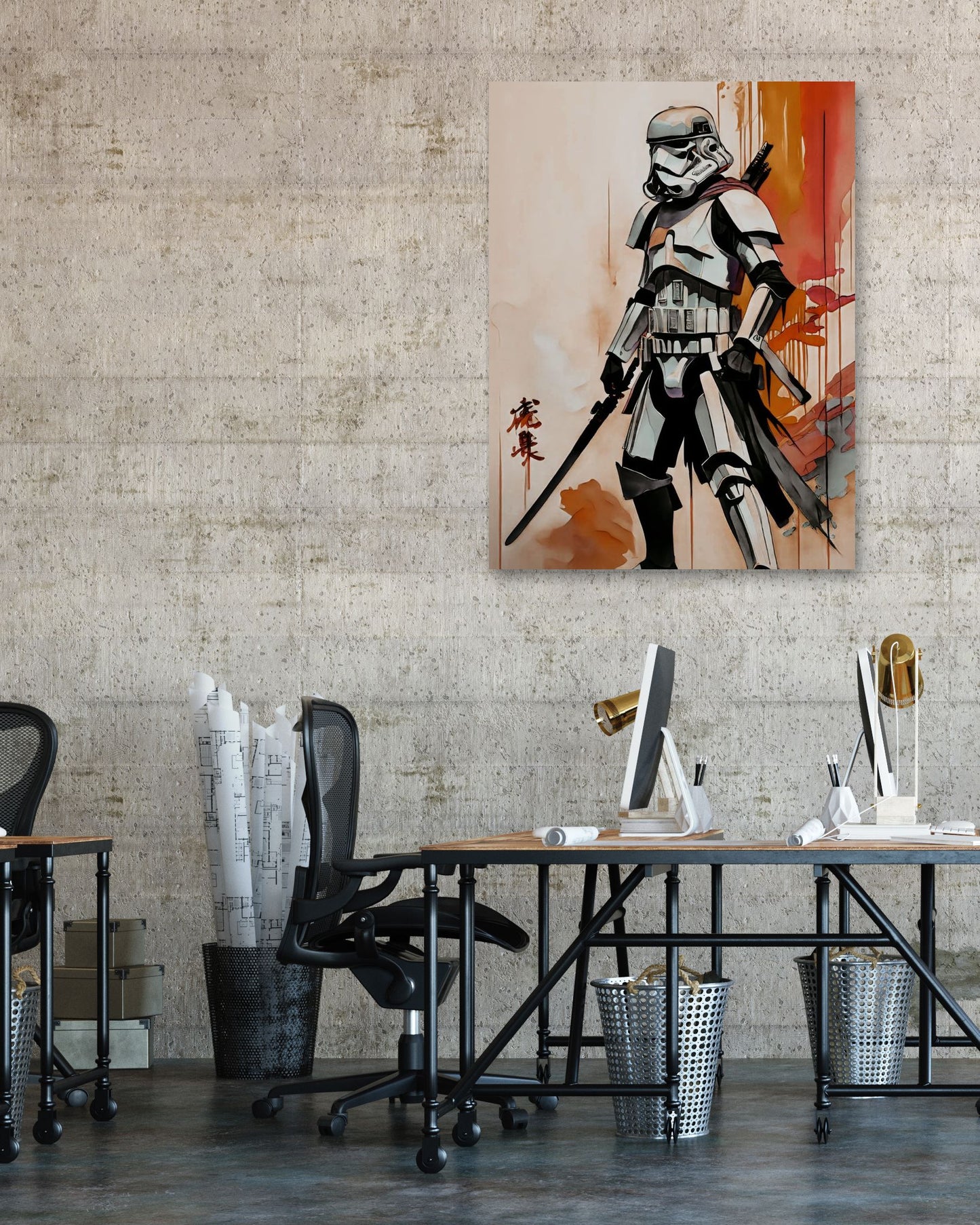 Stormtrooper Samurai - @JongKlebesGallery