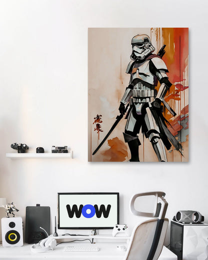 Stormtrooper Samurai - @JongKlebesGallery