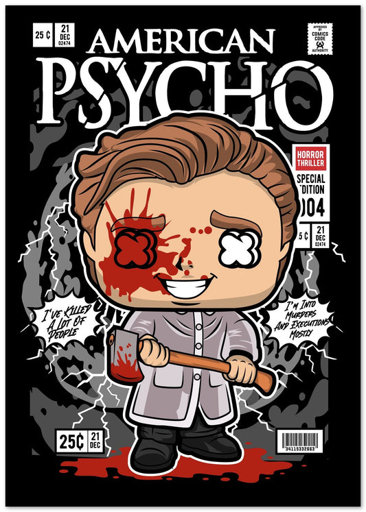 Psycho Patrick Bateman  - @hikenthree