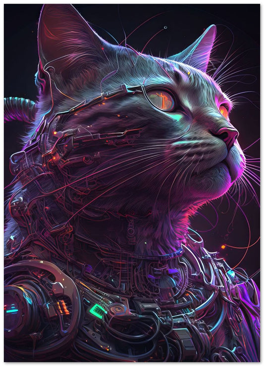 Cyberpunk Cat - @Sagitarius