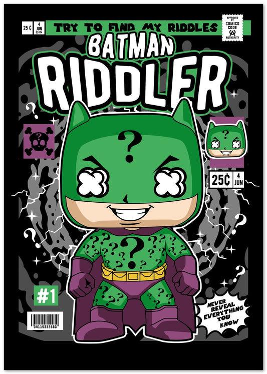 Batman Riddler - @hikenthree