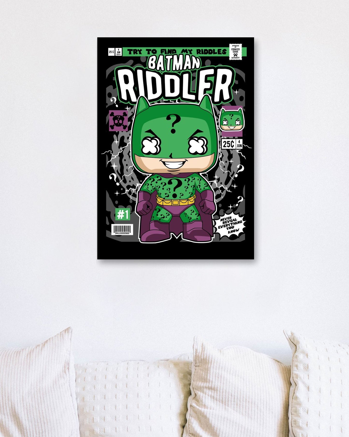 Batman Riddler - @hikenthree