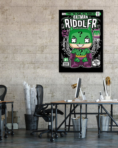 Batman Riddler - @hikenthree