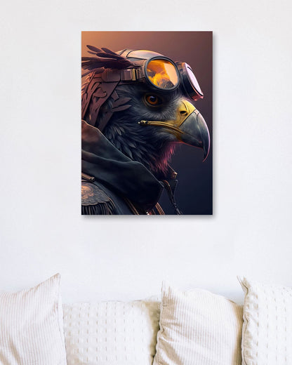 Cyberpunk Resistance Bird - @Sagitarius