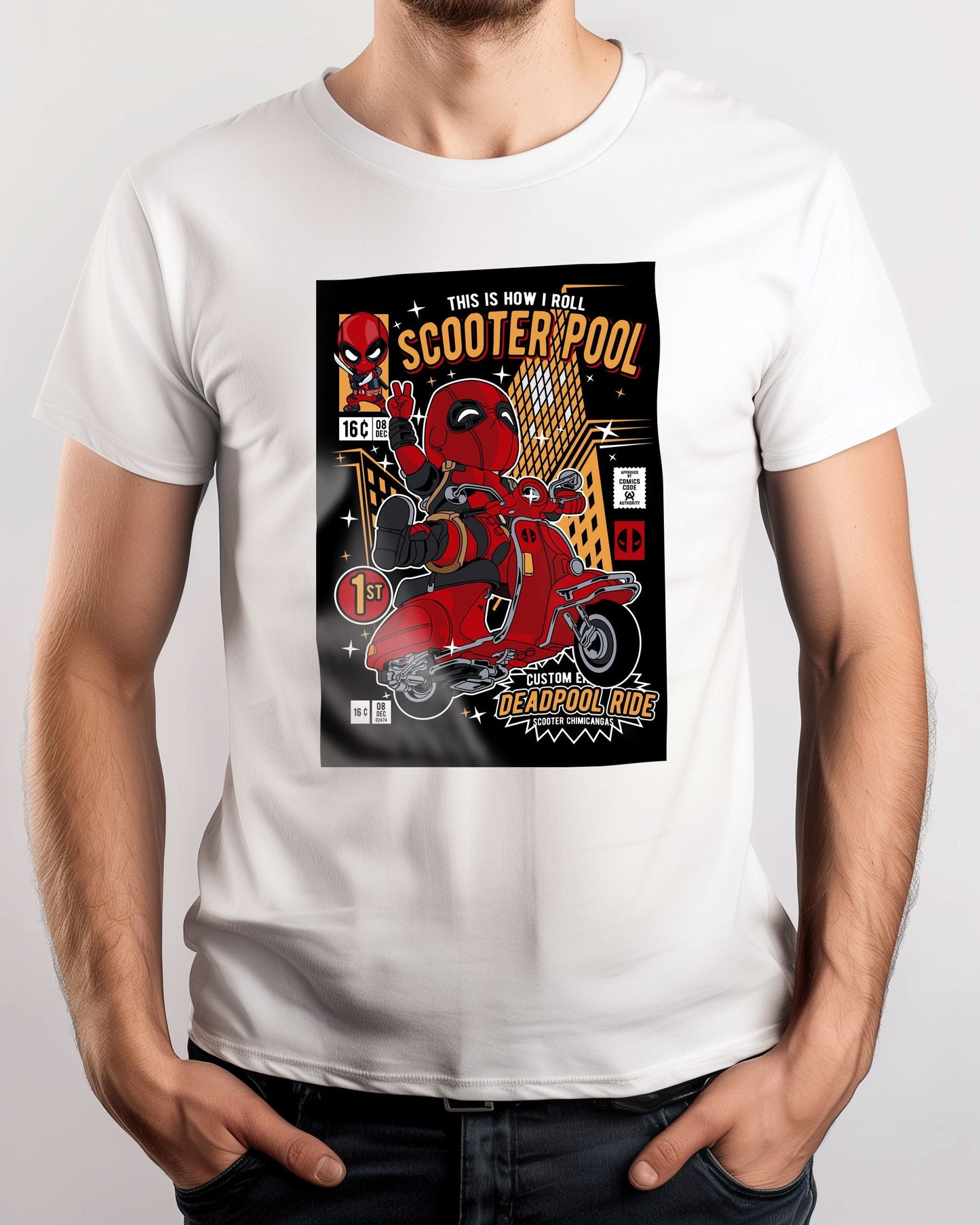 Deadpool Scooter - @hikenthree