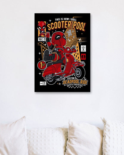 Deadpool Scooter - @hikenthree