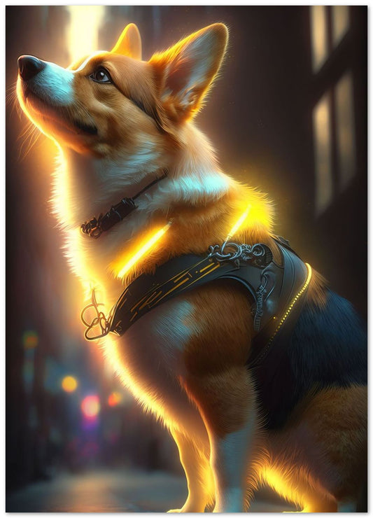 Steampunk Corgi Dog - @Sagitarius