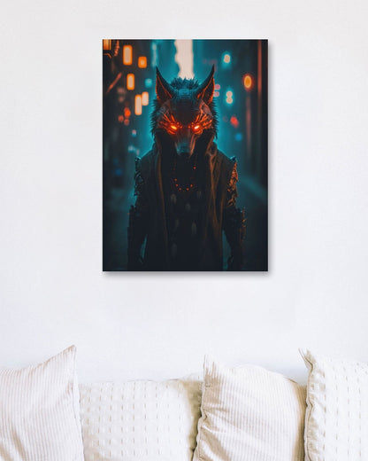 The Cyberpunk Dark Fox - @Sagitarius