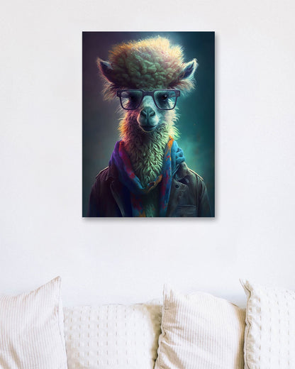 The Cyberpunk Llama - @Sagitarius