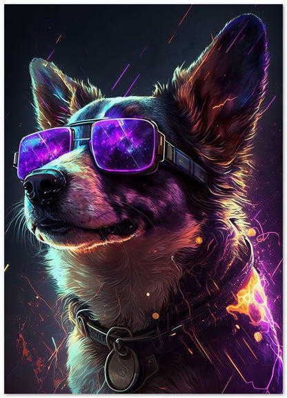 The Style Cyberpunk Dog - @Sagitarius