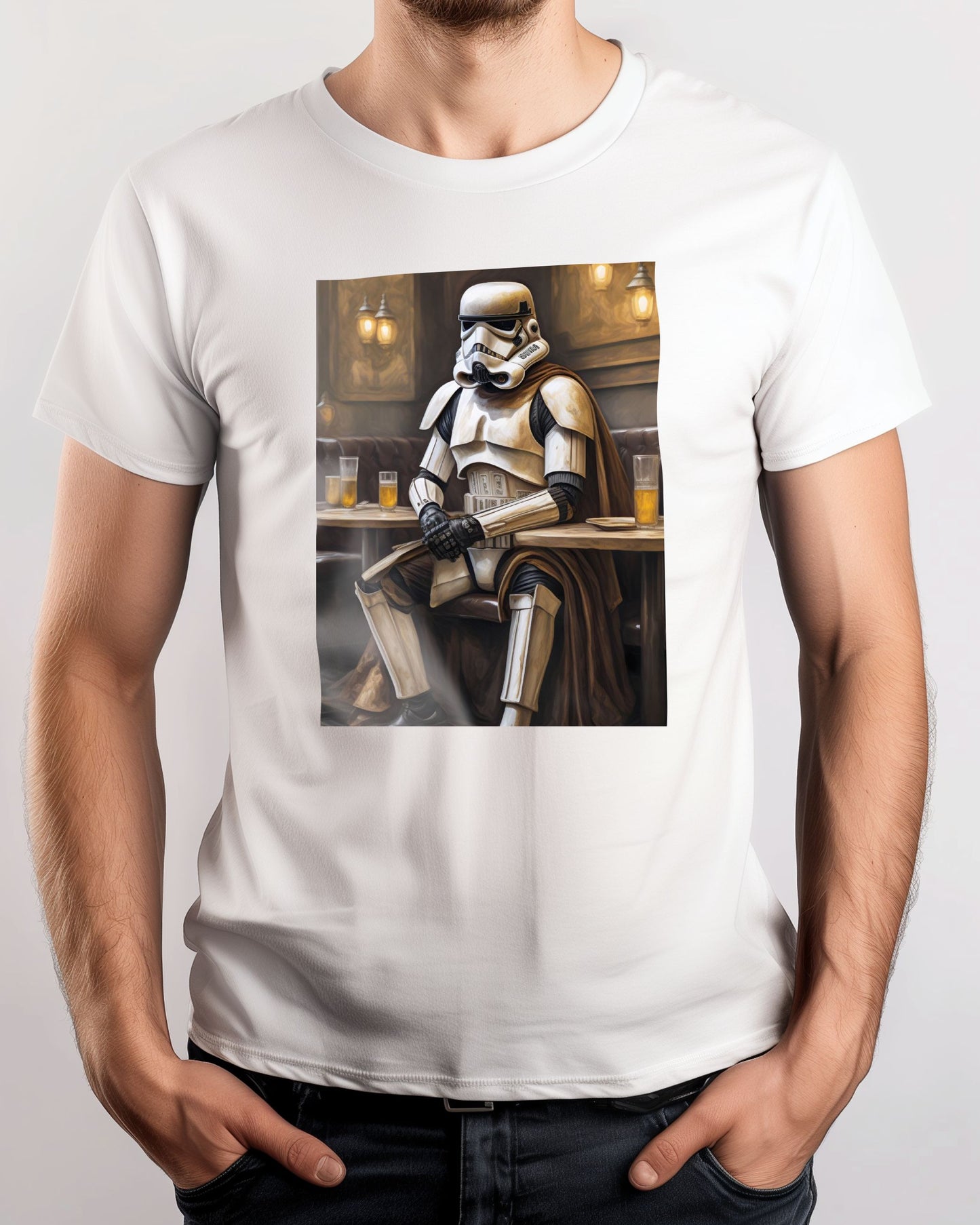 Stormtrooper in Restaurant - @JongKlebesGallery