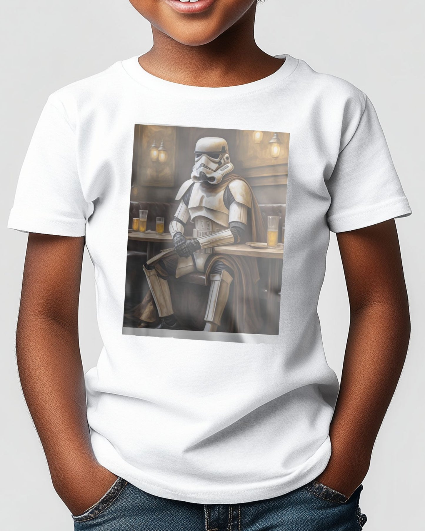 Stormtrooper in Restaurant - @JongKlebesGallery