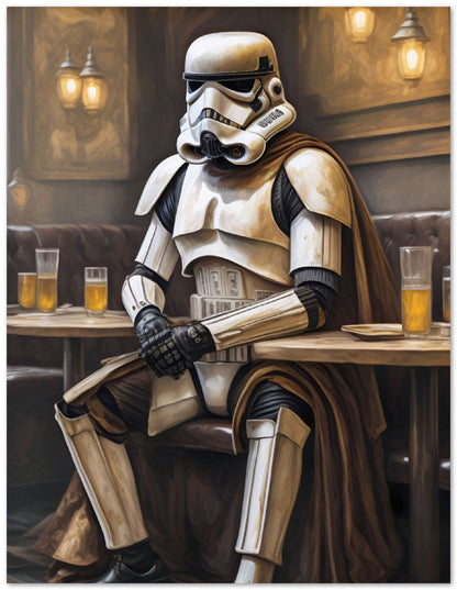 Stormtrooper in Restaurant - @JongKlebesGallery