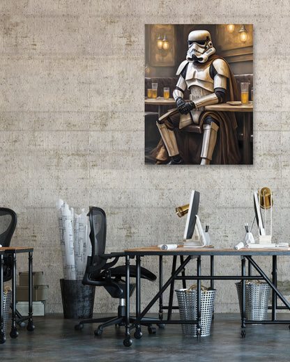 Stormtrooper in Restaurant - @JongKlebesGallery