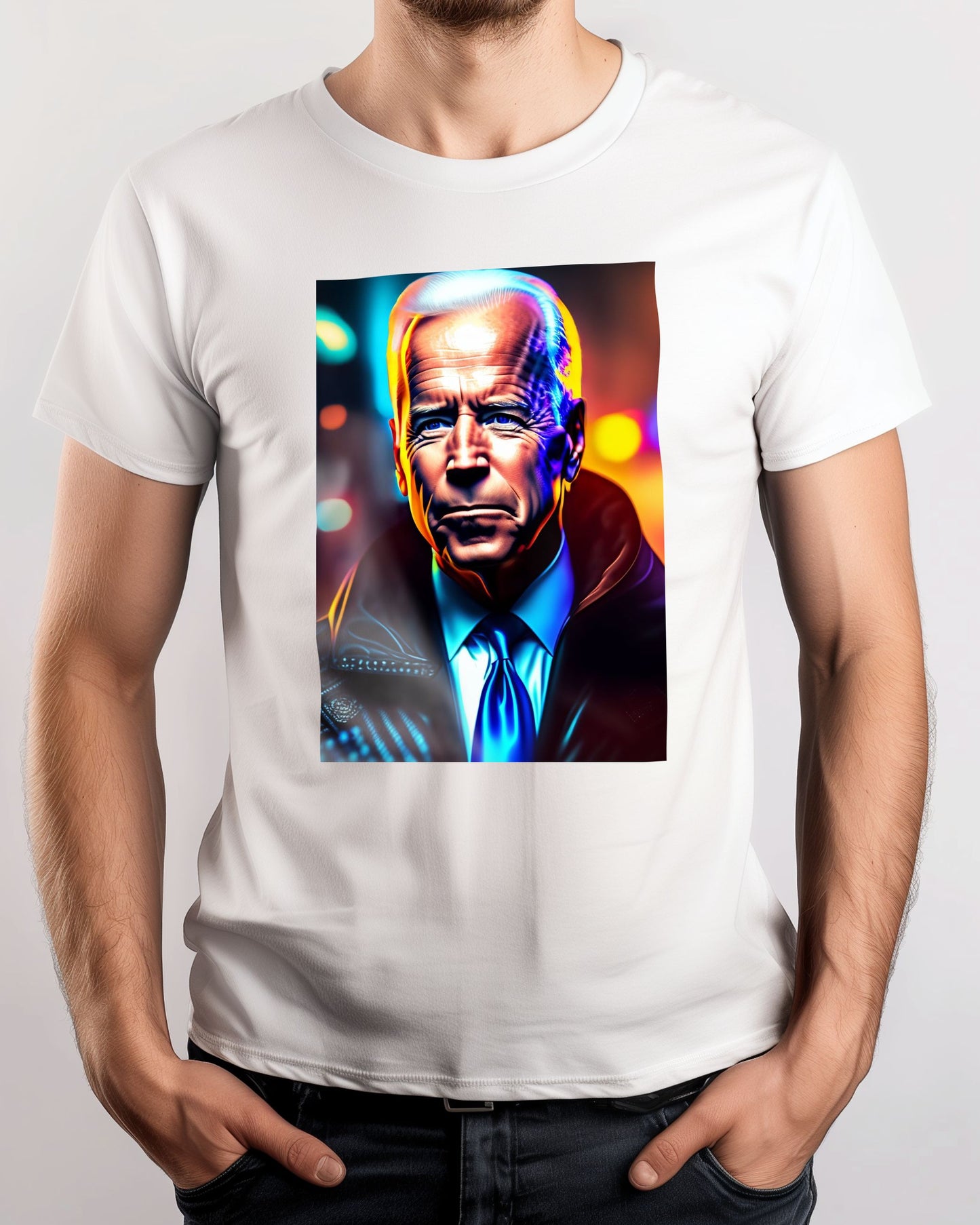 Joe Biden Neon Art - @AROMABOLD