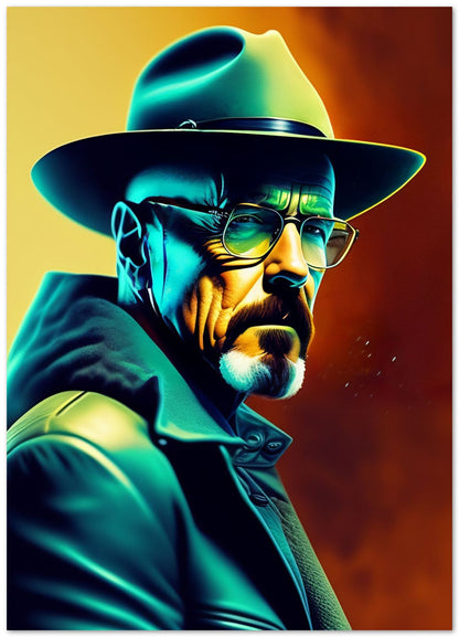 Heisenberg Walter White Portrait - @AROMABOLD