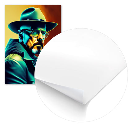 Heisenberg Walter White Portrait - @AROMABOLD