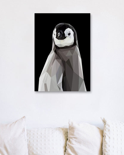 penguin nursry animals poster - @Artnesia