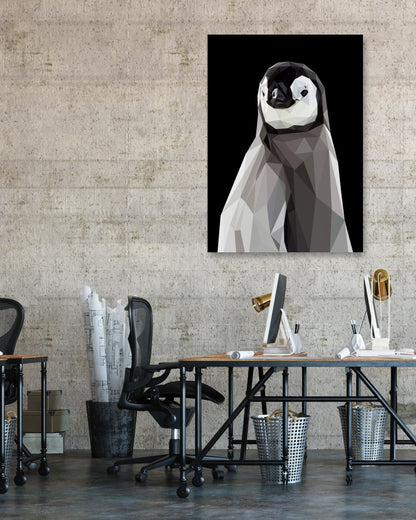 penguin nursry animals poster - @Artnesia