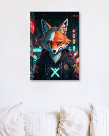 Cyberpunk Fox - @Sagitarius