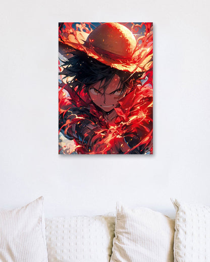 Luffy One Piece - @TokyoRetro