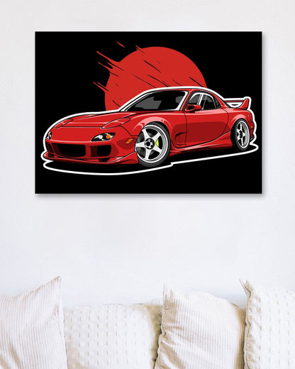 Mazda RX-7 FD3S  2 - @bulldsgn