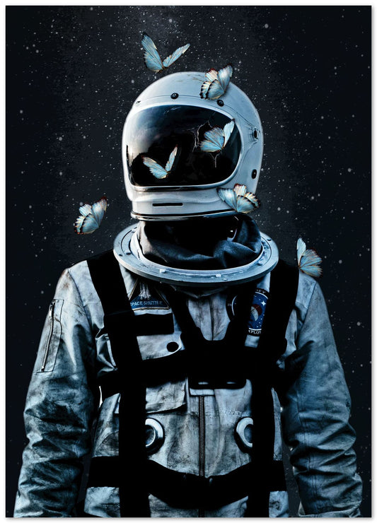 Astronaut Space with Butterfly - @PUFFY