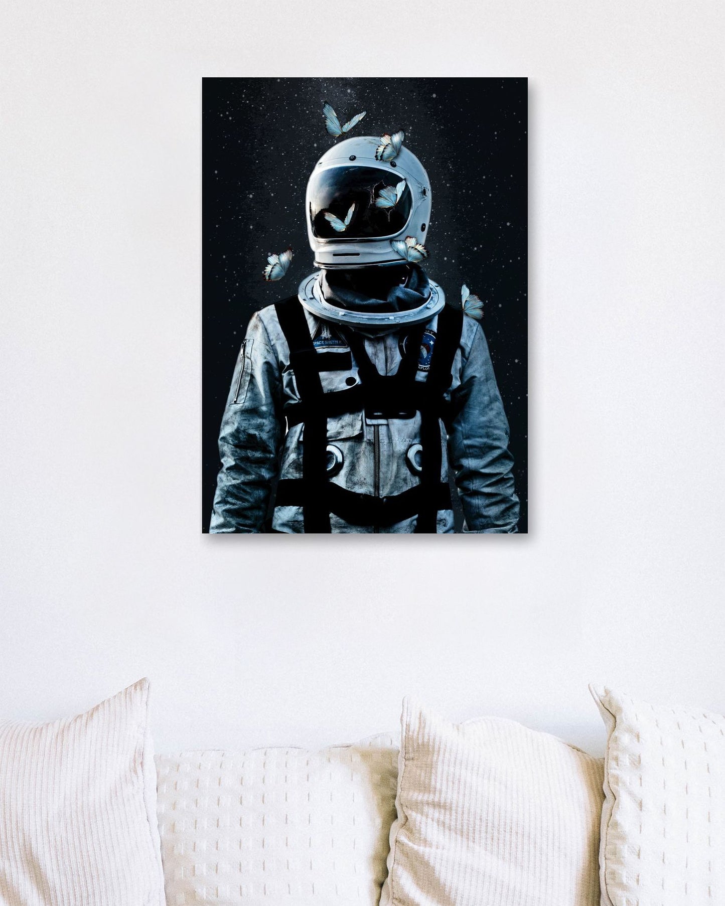 Astronaut Space with Butterfly - @PUFFY