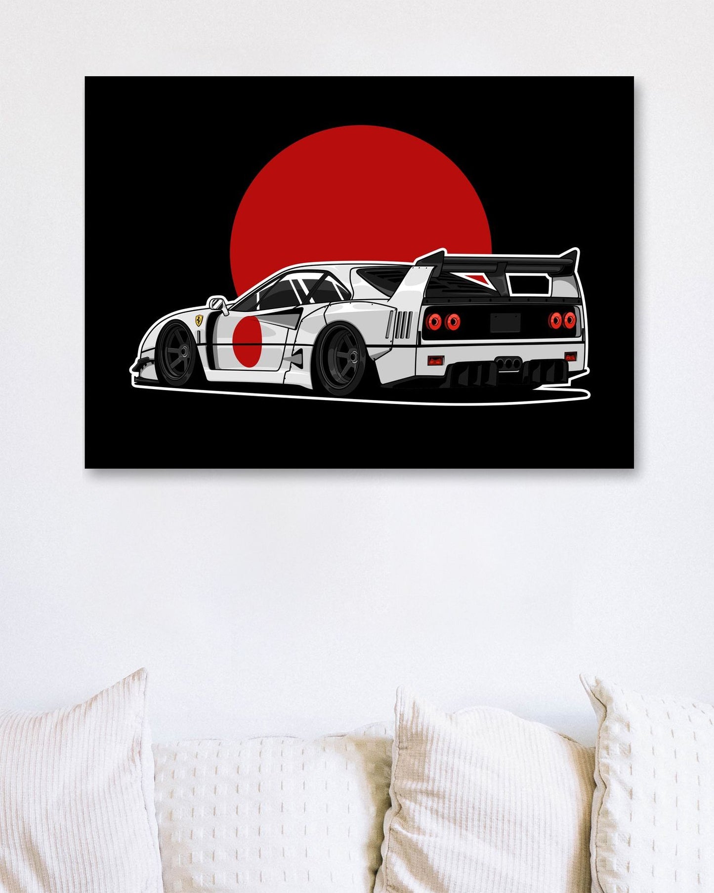 Ferrari F40 LBWK White - @bulldsgn