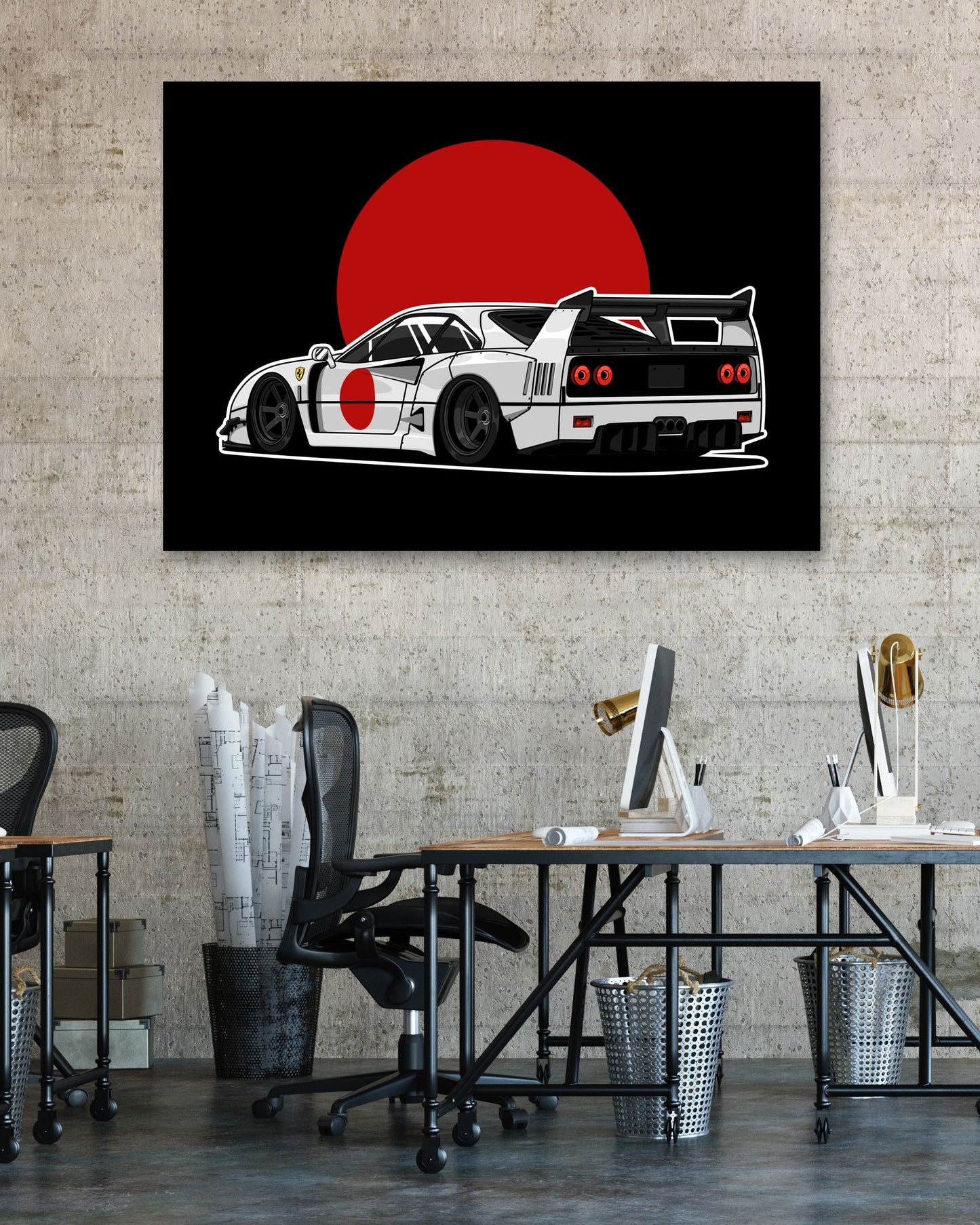 Ferrari F40 LBWK White - @bulldsgn