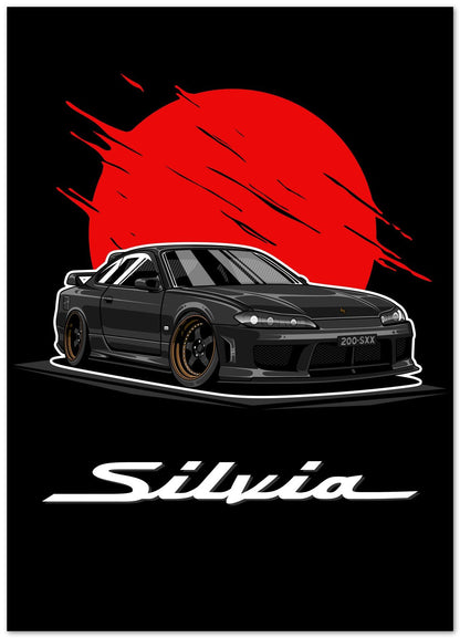 Nissan Sylvia S-15 Black - @bulldsgn