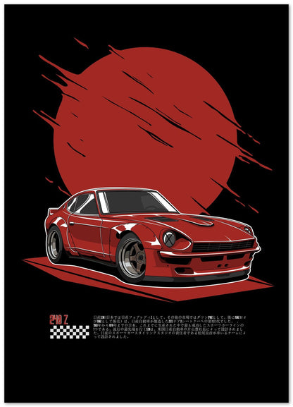 Nissan Fairlady 240 Z Red - @bulldsgn